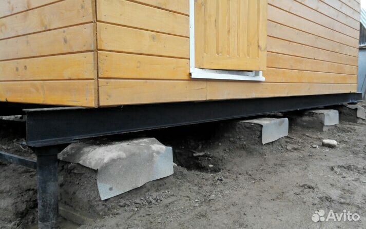 Замена фундамента на винтовые сваи