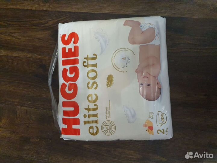 Подгузники huggies elite soft 2