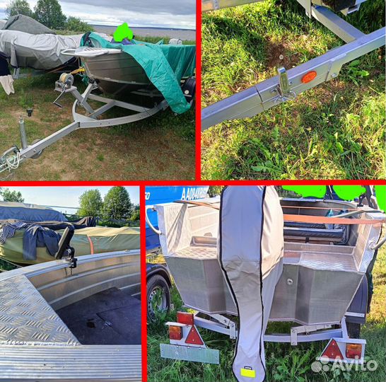 Новый Катер+4такт. мотор+прицеп+эхолот