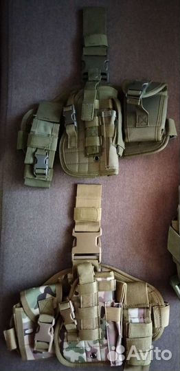 Кобура набедренная с подсумками