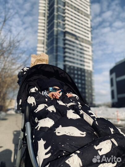 Конверт в коляску leokid