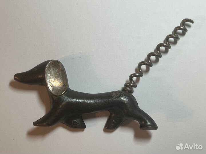 Штопор СССР такса бронза винтаж редкость