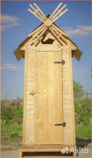 Дачный туалет с кошкой гйщ 493