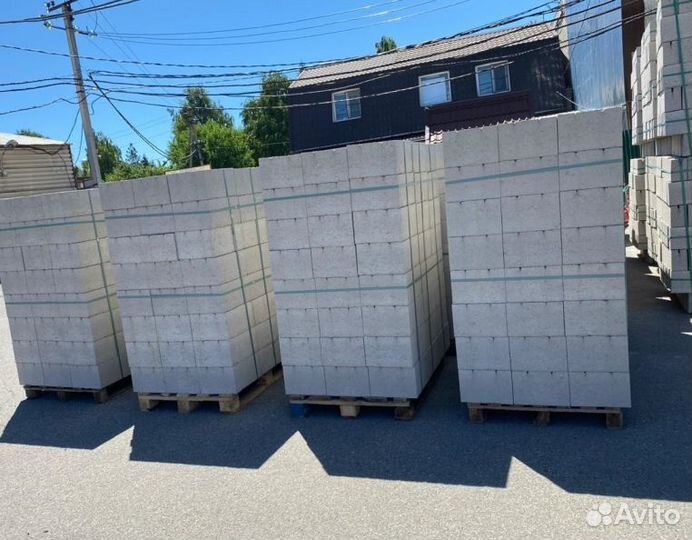 Пеплоблок М35 390х190х190