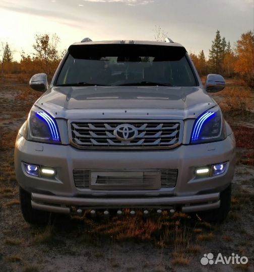 Противотуманные фары линзы Toyota Prado 120