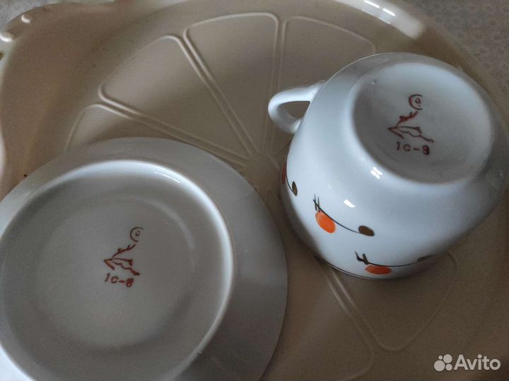 Три чайных комплекта (фарфор СССР)