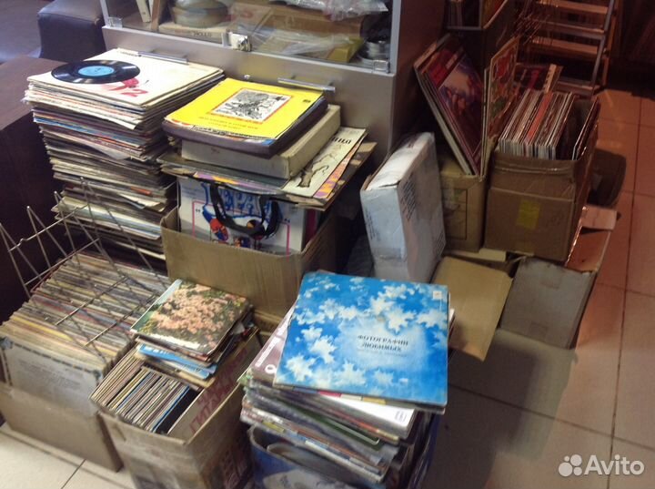 Виниловые пластинки б/у