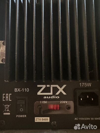 Акустическая система ZTX audio BX-110