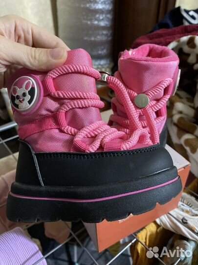 Ботинки зимние детские 19 размер
