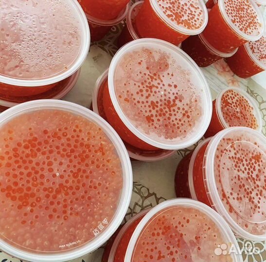 Красная икра кета, горбуши