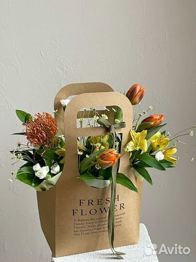 Весенние букеты к 8 марта