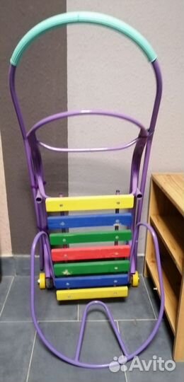 Детские санки с колесами