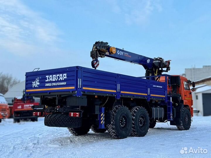 Бортовой грузовик КАМАЗ 43118-50 с КМУ DongYang, 2024