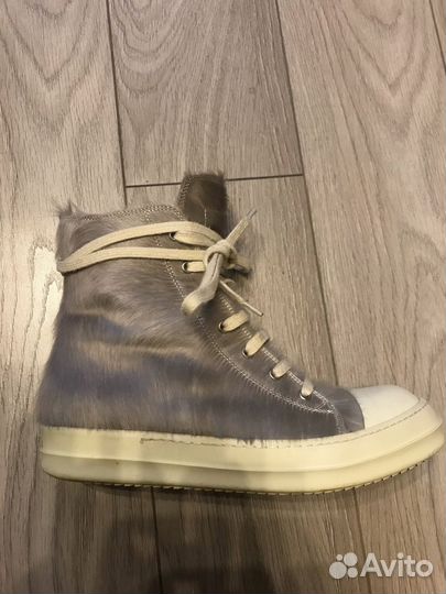 Rick owens pony hair grey