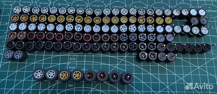 Колеса на резина Hot Wheels большой асссортимент