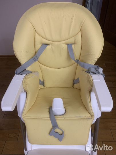 Стул для кормления детский желтый