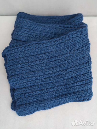 Шарф ручной вязки шерсть