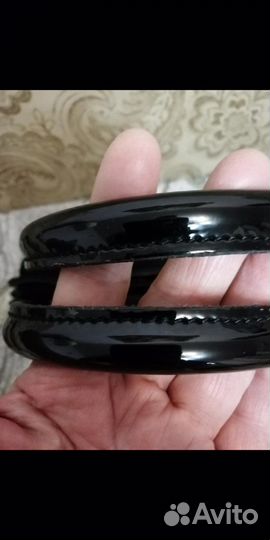 Сумка замш+лак