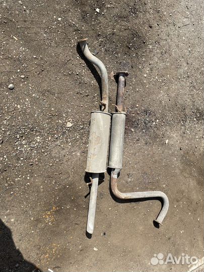 Глушитель шевроле ланос