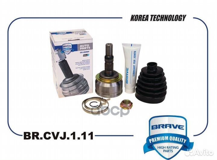 ШРУС Chevrolet Cruze 1.6-1.8 09-15 наружный Brave