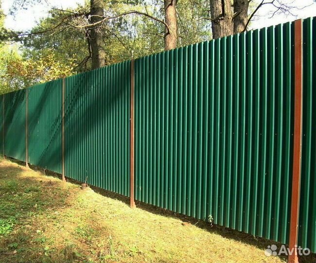 Забор из профнастила