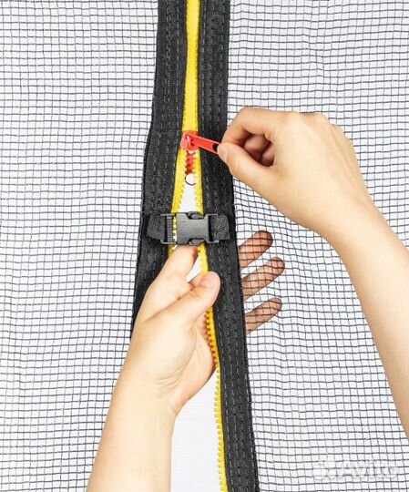 Батут Sundays Favorite 14FT (синий, с сеткой, с л