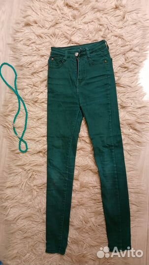 Джинсы пакетом на девочку 140-146