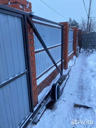 Откатные ворота под ключ