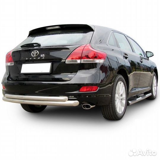 Защита заднего бампера Toyota venza (2012)