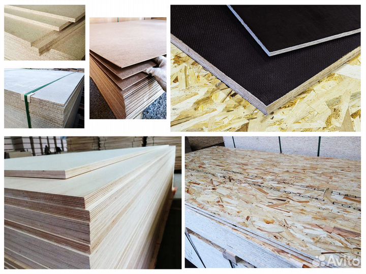 Осп-3, фанера фк фсф ламинированная, цсп, двп, дсп