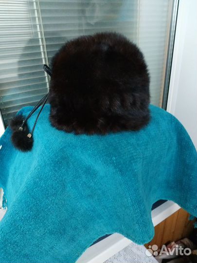 Женская норковая шапка