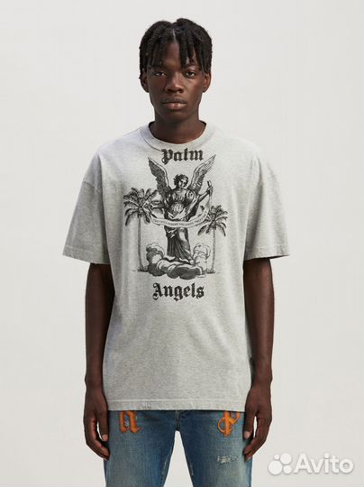 Футболка мужская брендовая Palm Angels Университет