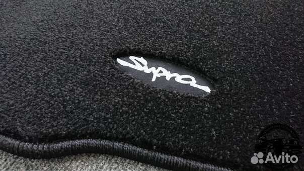 Автоковрик в багажник для Toyota Supra A80, черный