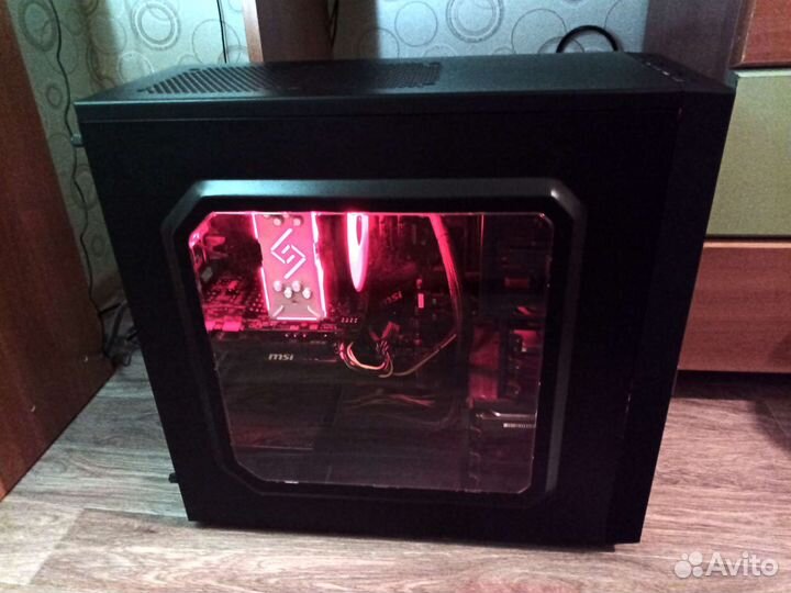 Игровой компьютер i3 9100f/z390/16гб/gtx1070