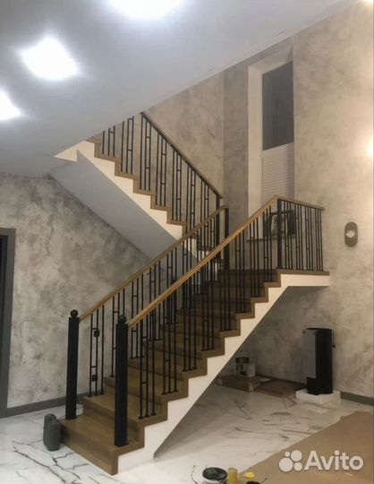 Перила для лестниц из металла