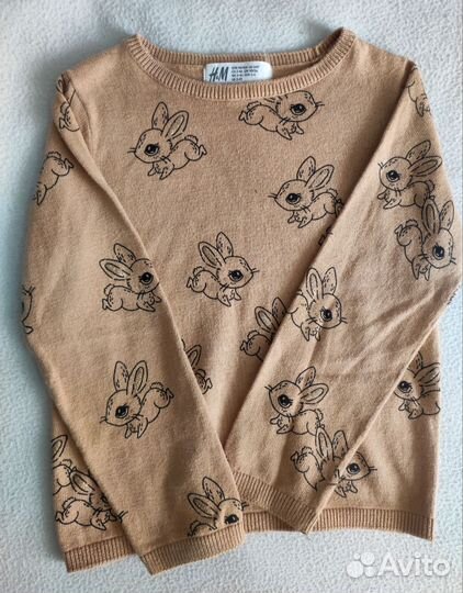 Вещи кофты пакетом на девочку 104 110 hm