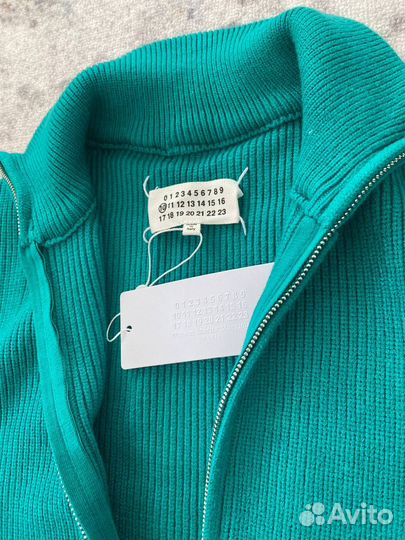 Кардиган Maison Margiela зелёный old money M, L, X