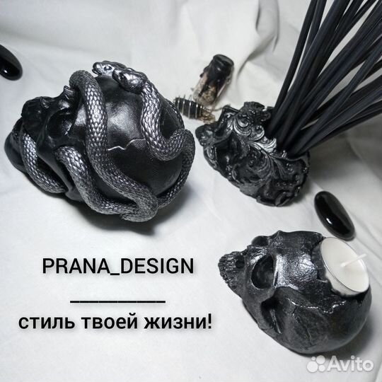 Статуэтка/подсвечник/кашпо Декор из гипса