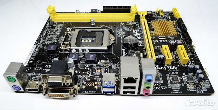 Материнская плата asus H81M-K + i3 4160 и памятью