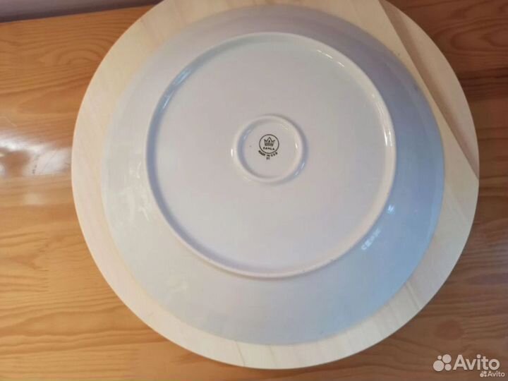 Блюдо большое фарфор Гдр Kahla винтаж