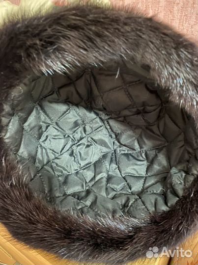 Шапка норковая женская