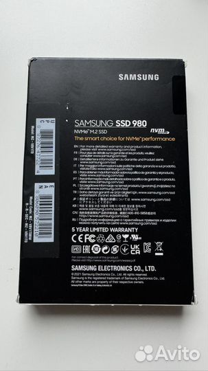Ssd m2 nvme 1tb samsung 980