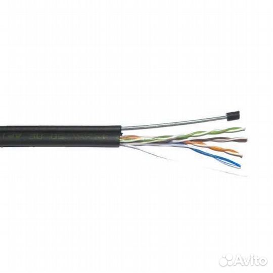 Кабель витая пара utp 5e 4 пары медь на тросу