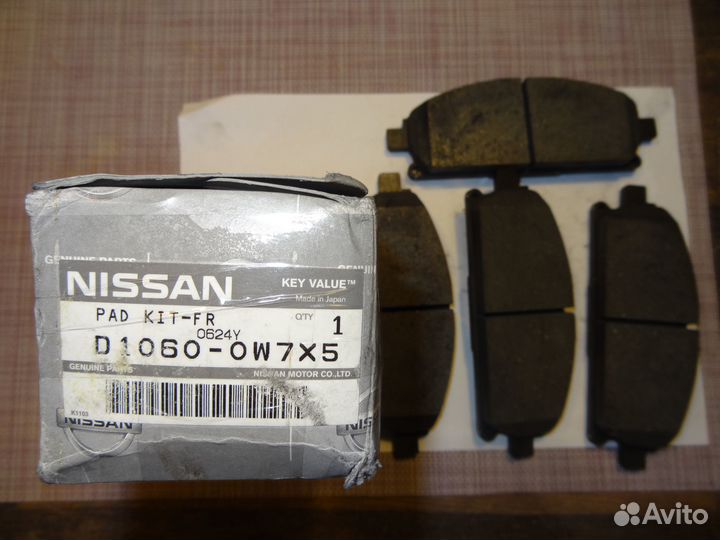 Тормозные колодки NIssan x trail