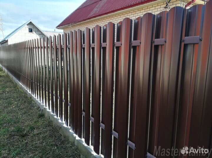 Металлический штакетник 