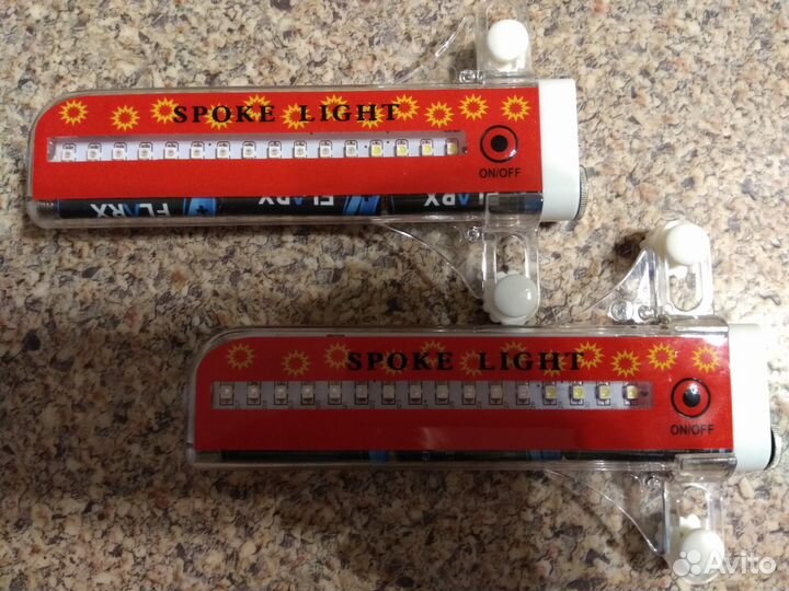 Красочные огни на велосипед 2 шт