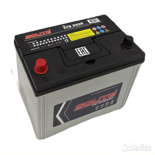 Аккумулятор Solite EFB S95R (80Ач, 790А)