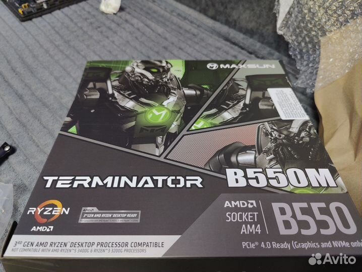 Мать+проц+память Ryzen5/b550 гарантия