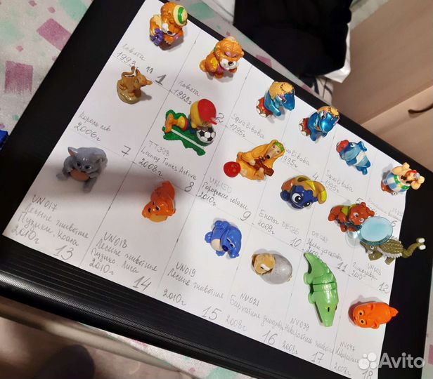 Игрушки из Киндер сюрприза 90х, 2000х, 2010-го