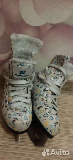 Коньки фигурные утепленные